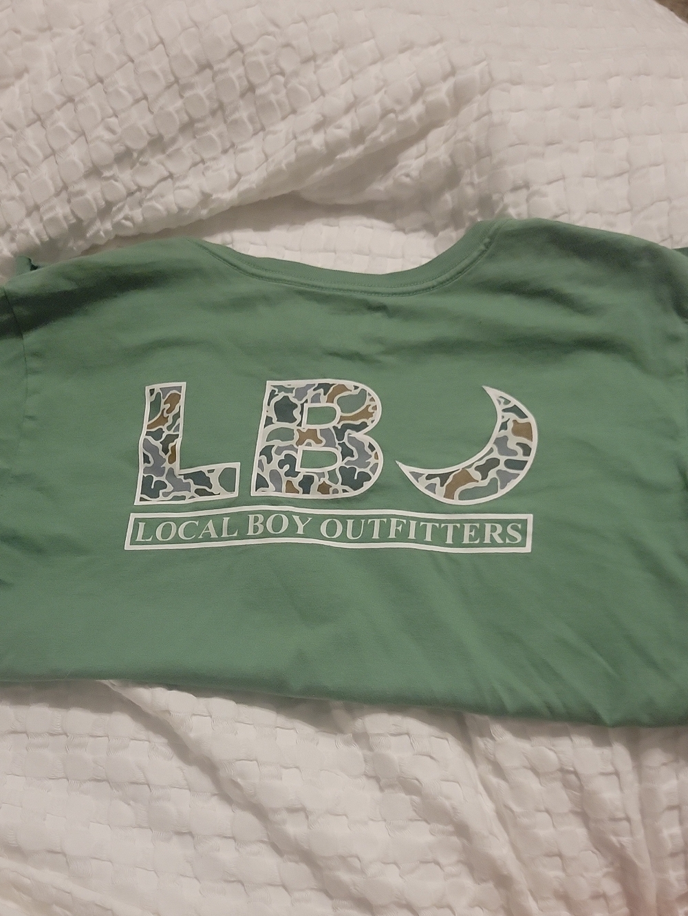 Local Boy Outfitters Youth XL LBO Green Logo Tee